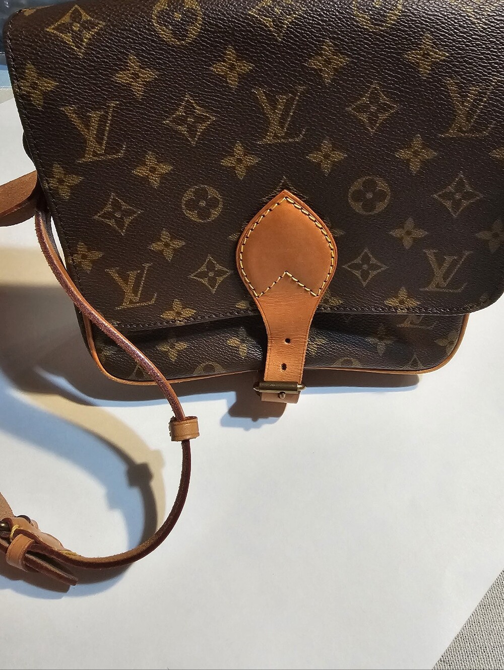 Authentic Louis Vuitton Cartouchière Vintage Bag Code 881 SL Made In France